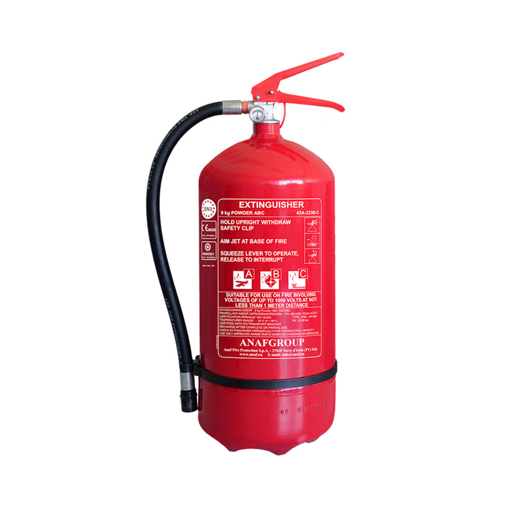 BRANDBLUSSER 9KG MANOMETER GEBOUWEN REF:R101366A ABC