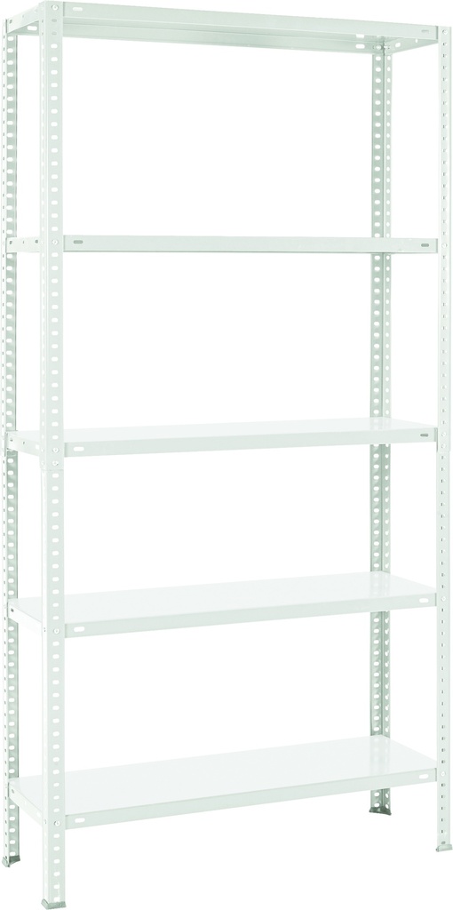 METALEN OPBERGREK 180x90x30 5 LEGBORDEN WIT REF:M131B