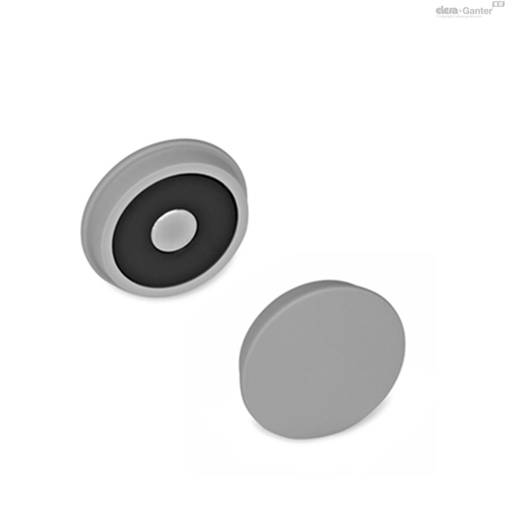 53.1-ND-25-GR MAGNEET 25MM GRIJS REF:A049115 GANTER