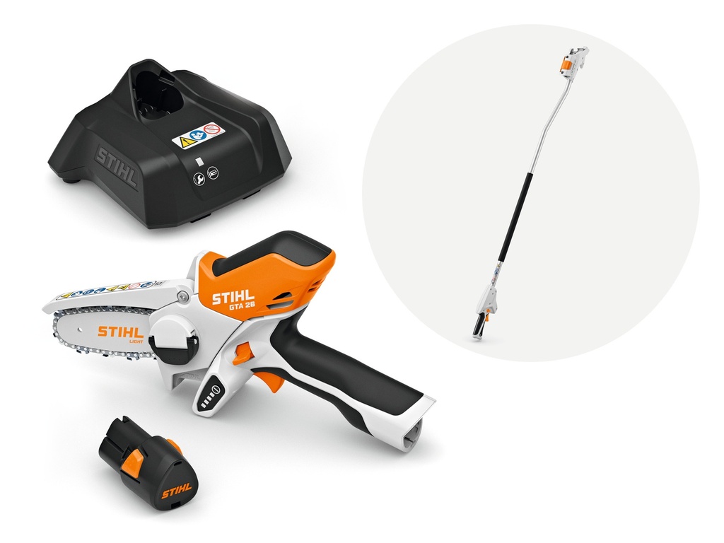 GTA 26 SET ACCU-SNOEISCHAAR (AS2+AL1) +VERLENGSTUK REF:GA012000007 STIHL