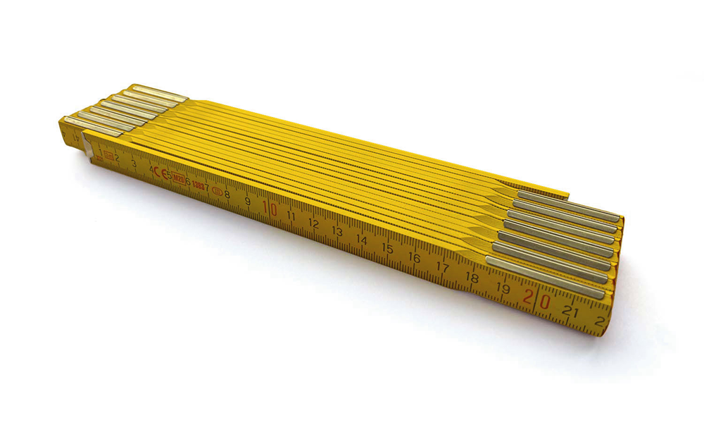 PLOOIMETER HOUT MODEL 'TOP 5000' 3M GEEL REF:ZE 106860 SOLID