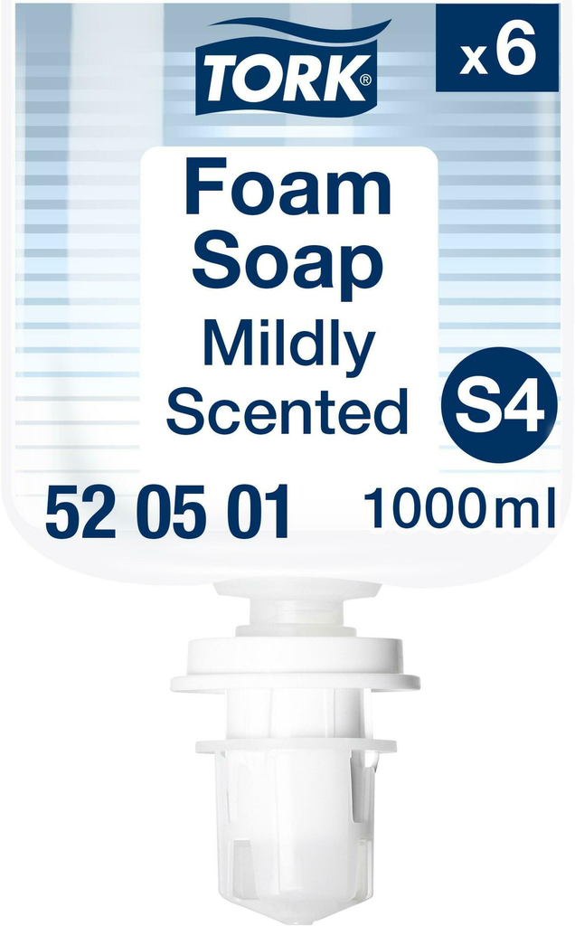 TORK MILD FOAM SOAP PERFUMED S4 1L REF:HANDA520501