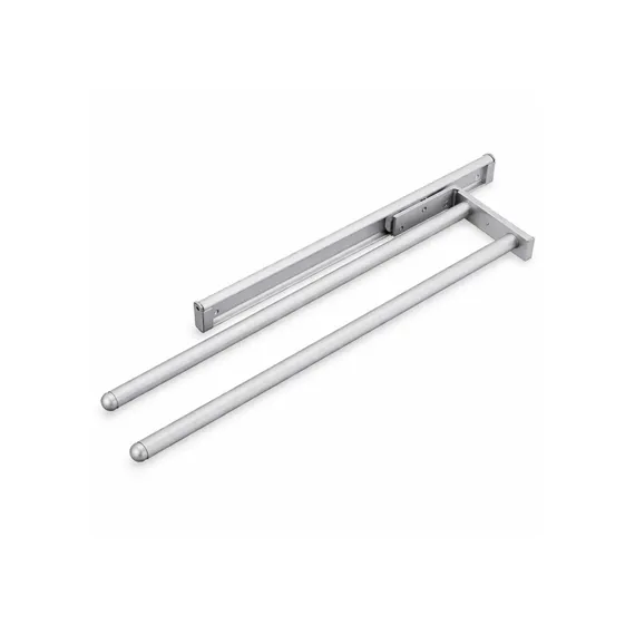 HANDDOEKREKKEN IN ALUMINIUM 2 ARM-BRAS REF:1-0199-2