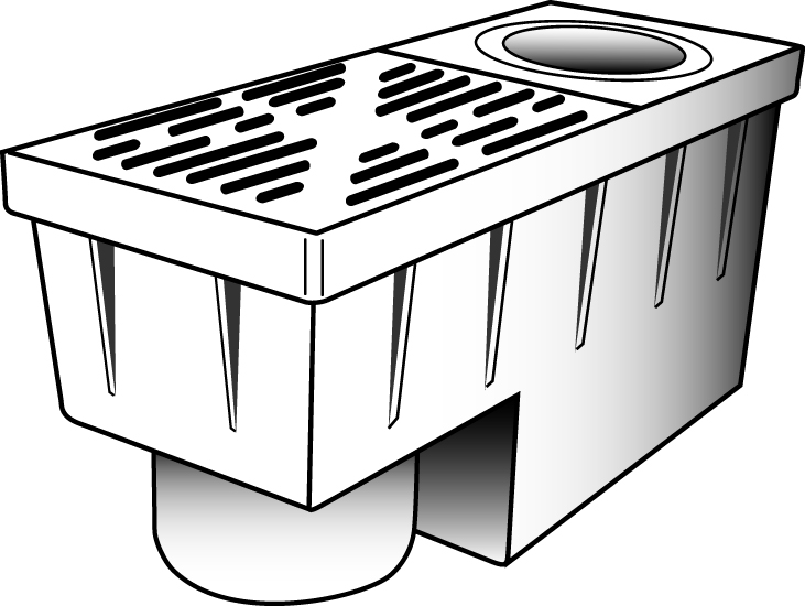 RWA-INSP.PUT 80/110 PP VERT.ROND GEEN GEEN REF:6005.5100 SCALA PLASTIC