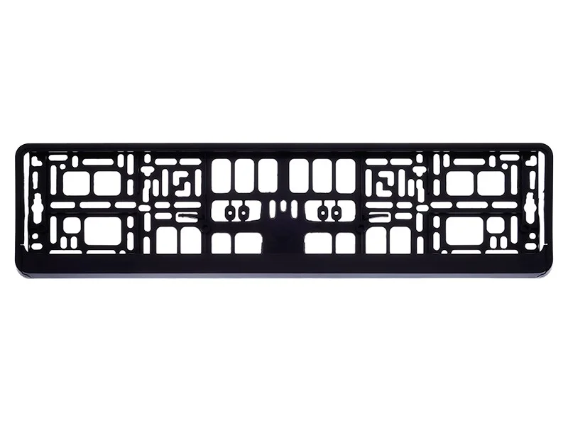 NUMMERPLAATHOUDER BLISTER KLINK-IN ZWART REF:169671