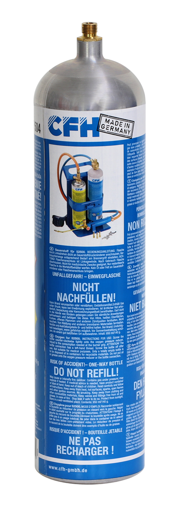 RESERVEZUURSTOFFLES - 950 ML SF 504 VOOR LAS-FIX SF 3100 (EX CFH 52505) REF:CFH 52504 CFH