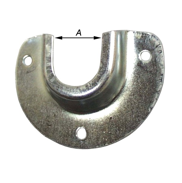 2 BUISDRAGERS. VERZINKT DIAM.21MM REF:S-0594