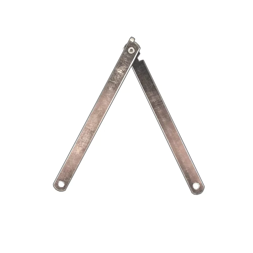 2 SCHRAAGSCHARENIEREN VERZINKT 130MM REF:S-1406