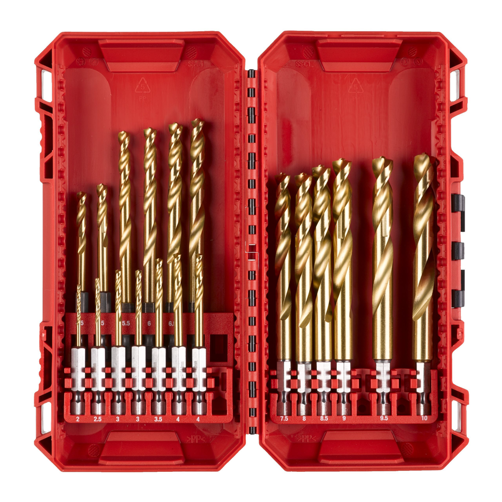 METAALBOREN SET HSS-G TI. SHOCKWAVE SET REF: 4932493866 MILWAUKEE