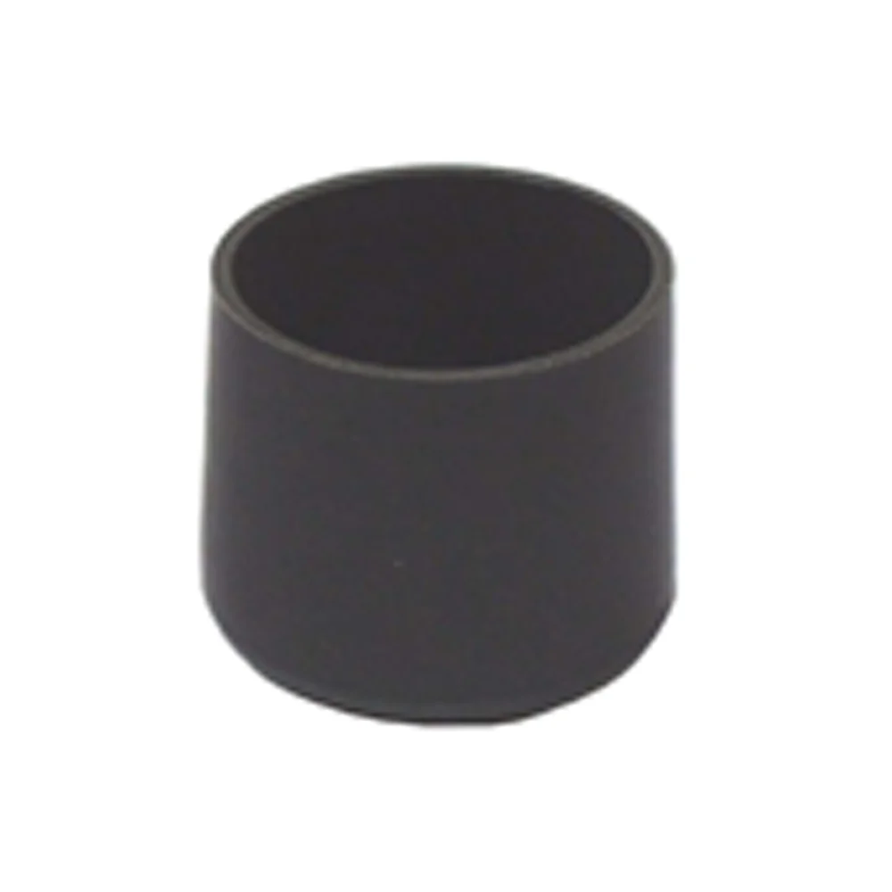 4 MEUBELDOPPEN PVC ZWART 19MM REF:S-2803-19