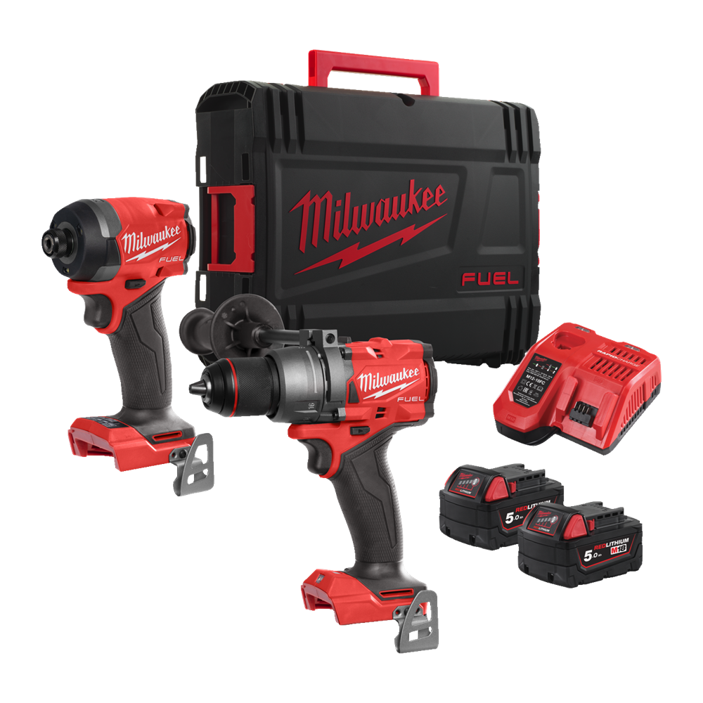 M18 FUEL™ POWER PACK (M18FPD3, M18FID3, 2 X M18B5, M12-18FC, HD-BOX) REF: 4933480873 MILWAUKEE
