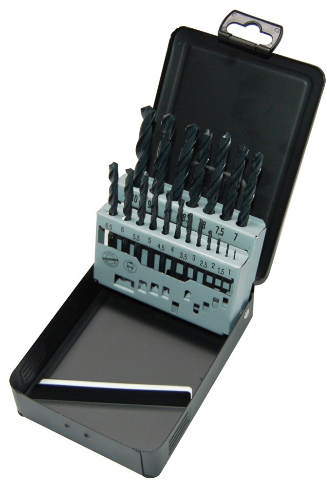 METAALBOREN SET HSS-R IN METALEN CASSETTE (19-DELIG) REF: 4932352468 MILWAUKEE
