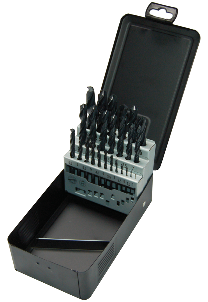 METAALBOREN SET HSS-R IN METALEN CASSETTE (25-DELIG) REF: 4932352469 MILWAUKEE