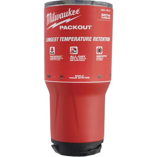 PACKOUT™ THERMOSBEKER 887 ML (AFNAME PER 6 STUKS) REF: 4932479075 MILWAUKEE