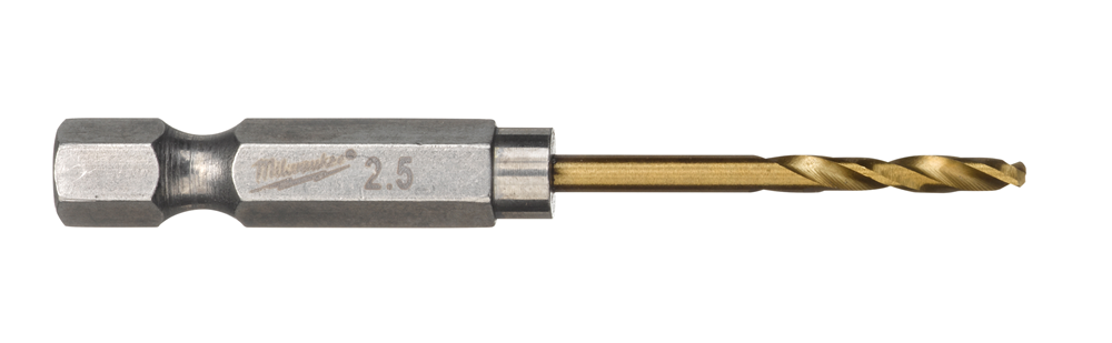 METAALBOOR HSS-G TI. SHOCKWAVE 2,5 MM (2 STUKS) REF: 48894704 MILWAUKEE
