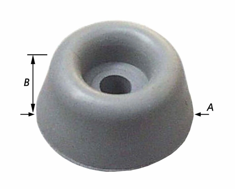4 BUFFERS THERMOPLASTISCH RUBBER WIT 19X9MM REF:S-1438-20-1-4