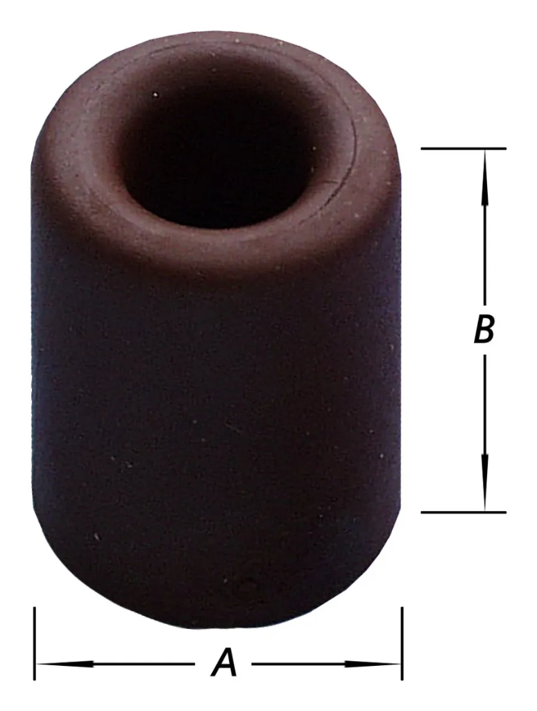 DEURSTOP THERMOPL.RUBBER.BRUIN 40X73MM REF:S-1437-4075-6