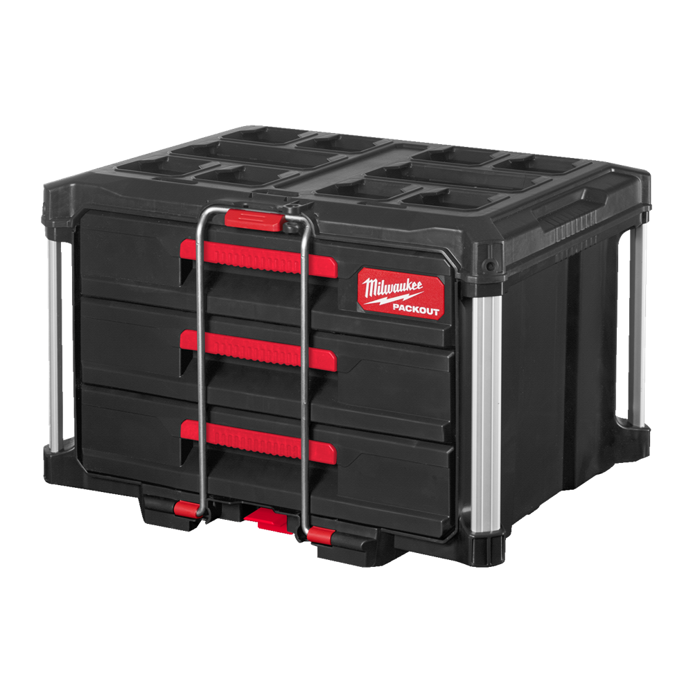 PACKOUT™ GEREEDSCHAPSKOFFER MET DRIE LADES REF: 4932472130 MILWAUKEE