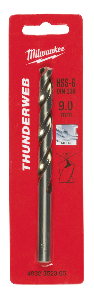 METAALBOOR HSS-G THUNDERWEB 9,5 X 125 MM REF: 4932352366 MILWAUKEE