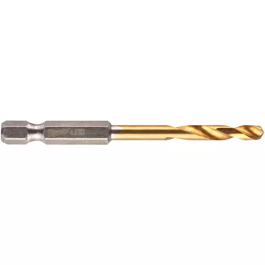 METAALBOOR HSS-G TI. SHOCKWAVE 4,5 MM REF: 48894710 MILWAUKEE