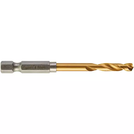 METAALBOOR HSS-G TI. SHOCKWAVE 4,8 MM REF: 48894711 MILWAUKEE