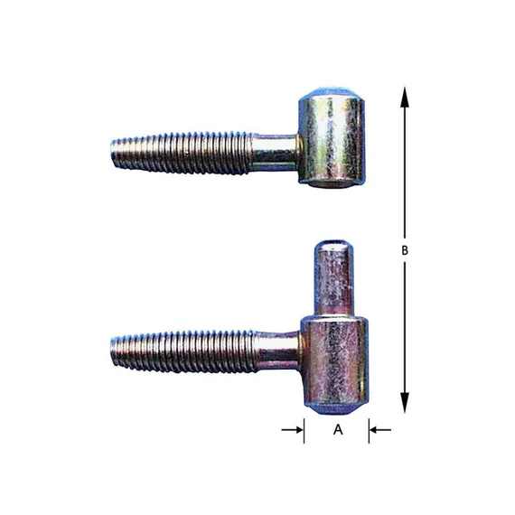 2 FITSEN. TYPE ANUBA. VERZINKT DIAM.13MM REF:S-0149-13-2