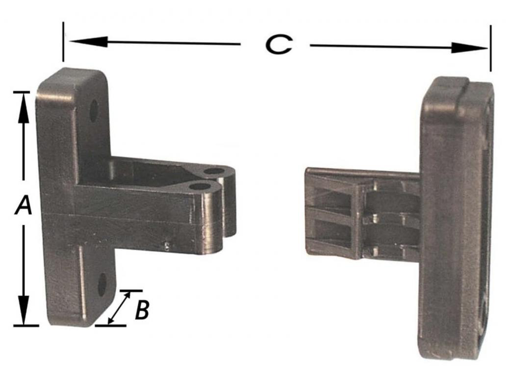 2 KLEMSTOPS MET NEUS. WIT 50MM REF:S-2379-1