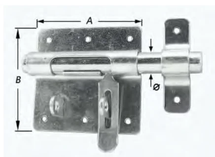 BOX-GRENDEL.DUBBEL HANGSLOTGAT 80X12MM REF:1-2029-80 PARDAEN