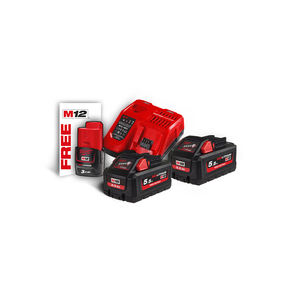 M18 HNRG-552 M18™ HIGH OUTPUT™ NRG PACK REF: 4933464713 MILWAUKEE