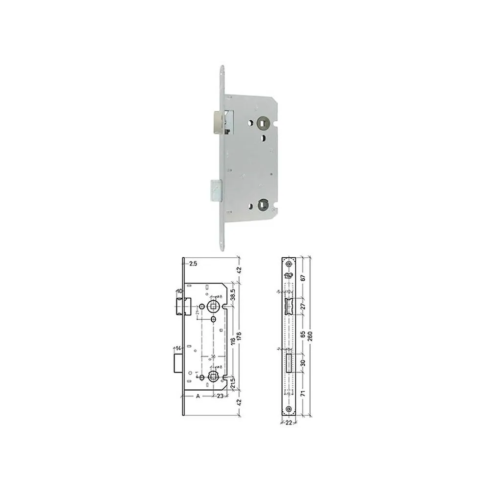 INSTEEK WC-SLOT. OMLEGBAAR 116X55MM S-1553-55