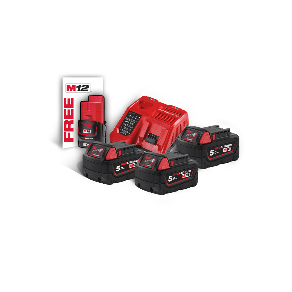 M18 NRG-503 M18™ NRG PACK REF: 4933451423 MILWAUKEE