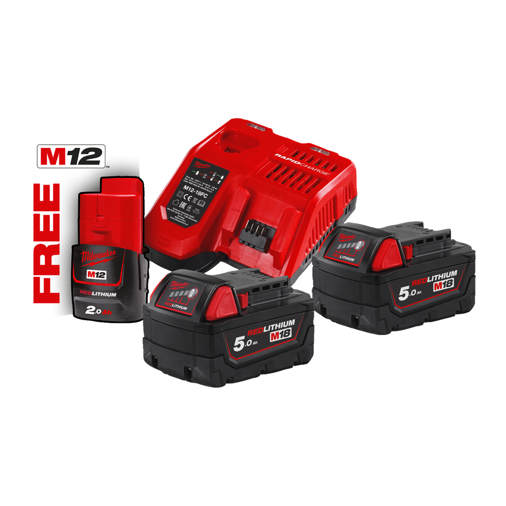 M18 NRG-502 M18™ NRG PACK REF: 4933459217 MILWAUKEE