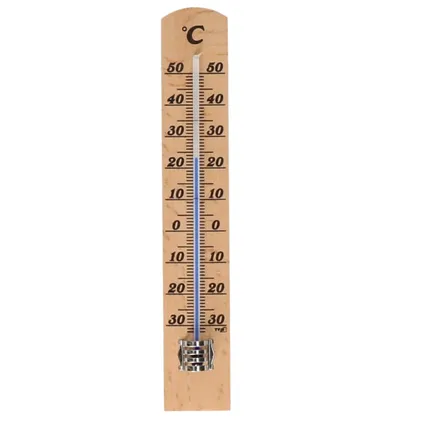 THERMOMETER BINNEN 20CM HOUT 107288 REF:072656 TFA DOSTMANN