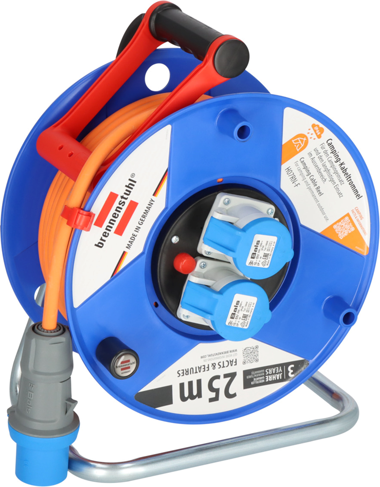 GARANT CEE 2 IP44 CAMPING/MARITIEME KABELHASPEL 25M H07RN-F 3G2,5 REF:1182760100