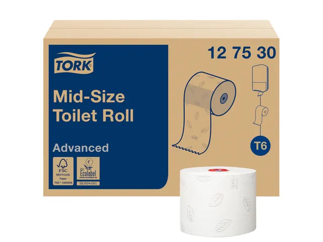 127530 TORK ADV. TOILETPAPIER COMP.  T6  27ROLLEN REF: 6127530
