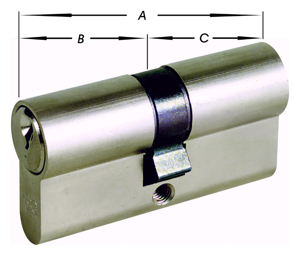 CILINDER MESSING VERNIKKELD 75MM 40-35MM S-5700-43-40