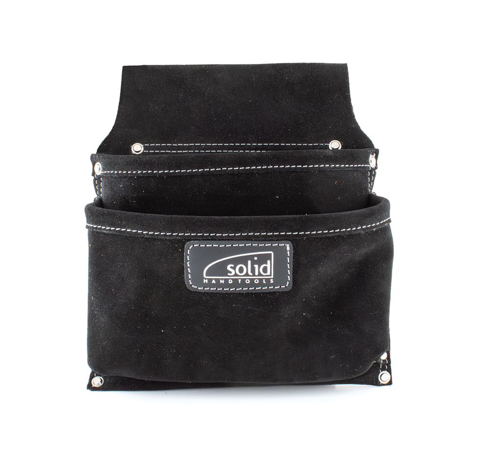 NAGELTAS MET 2 GROTE ZAKKEN - LEATHER REF:TD 200215 SOLID