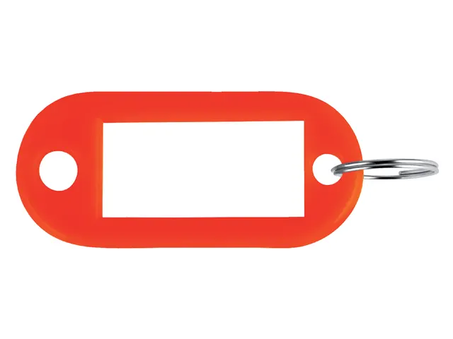 SLEUTELHANGERS RING+OOG ROOD PVC REF:1-1956-10 PARDAEN