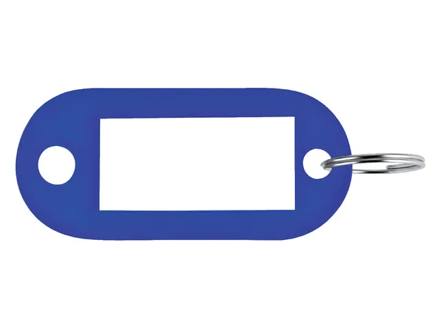 SLEUTELHANGERS RING+OOG BLAUW PVC REF:1-1956-4 PARDAEN