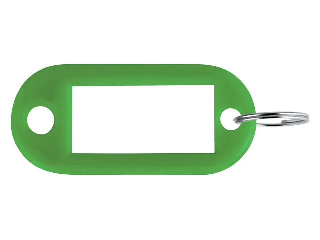SLEUTELHANGERS RING+OOG GROEN PVC REF:1-1956-3 PARDAEN