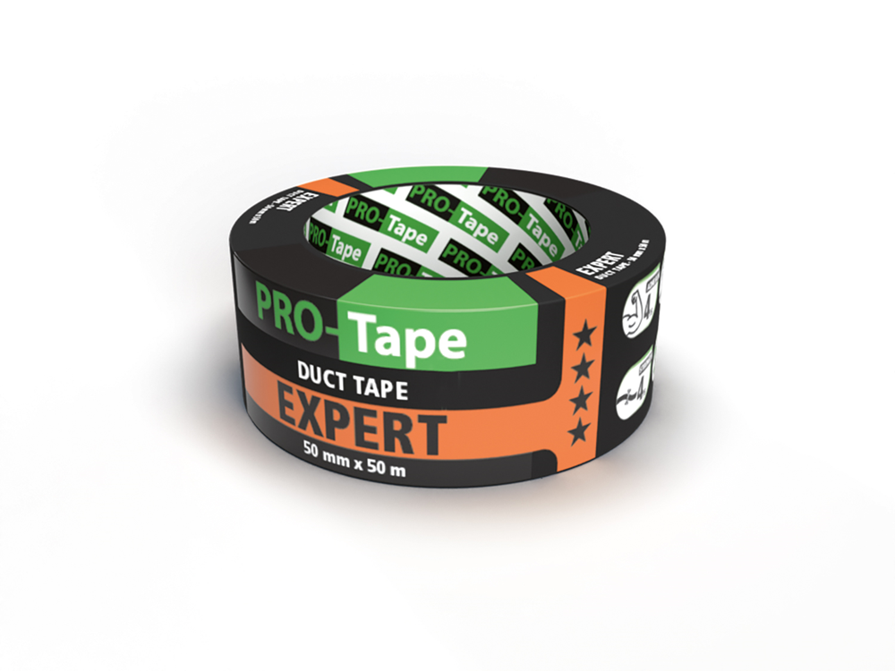 DUCT TAPE - EXPERT - ZWART - 50MMX50M REF:ST 5501575 PROTAPE