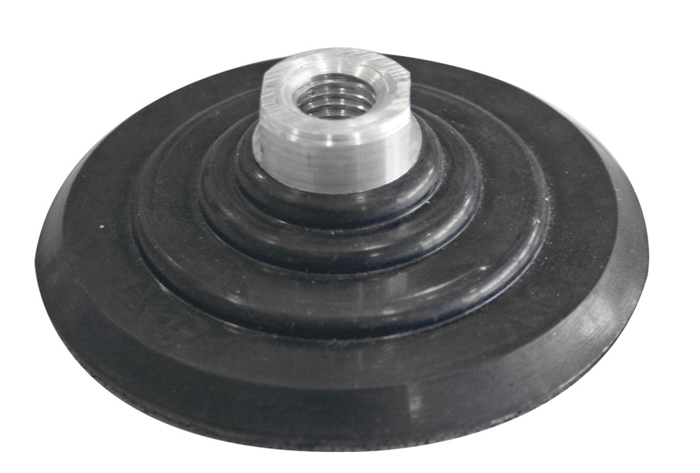 RUBBER STEUNSCHIJF (FLEXIBEL) D125 MM X M14 VOOR DROOG & NAT DIAMANTPADS REF:DX 745125 PRODIAXO