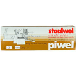 PIWEL STAALWOL IN PAKJES 200G NR: 2 REF:0204-12