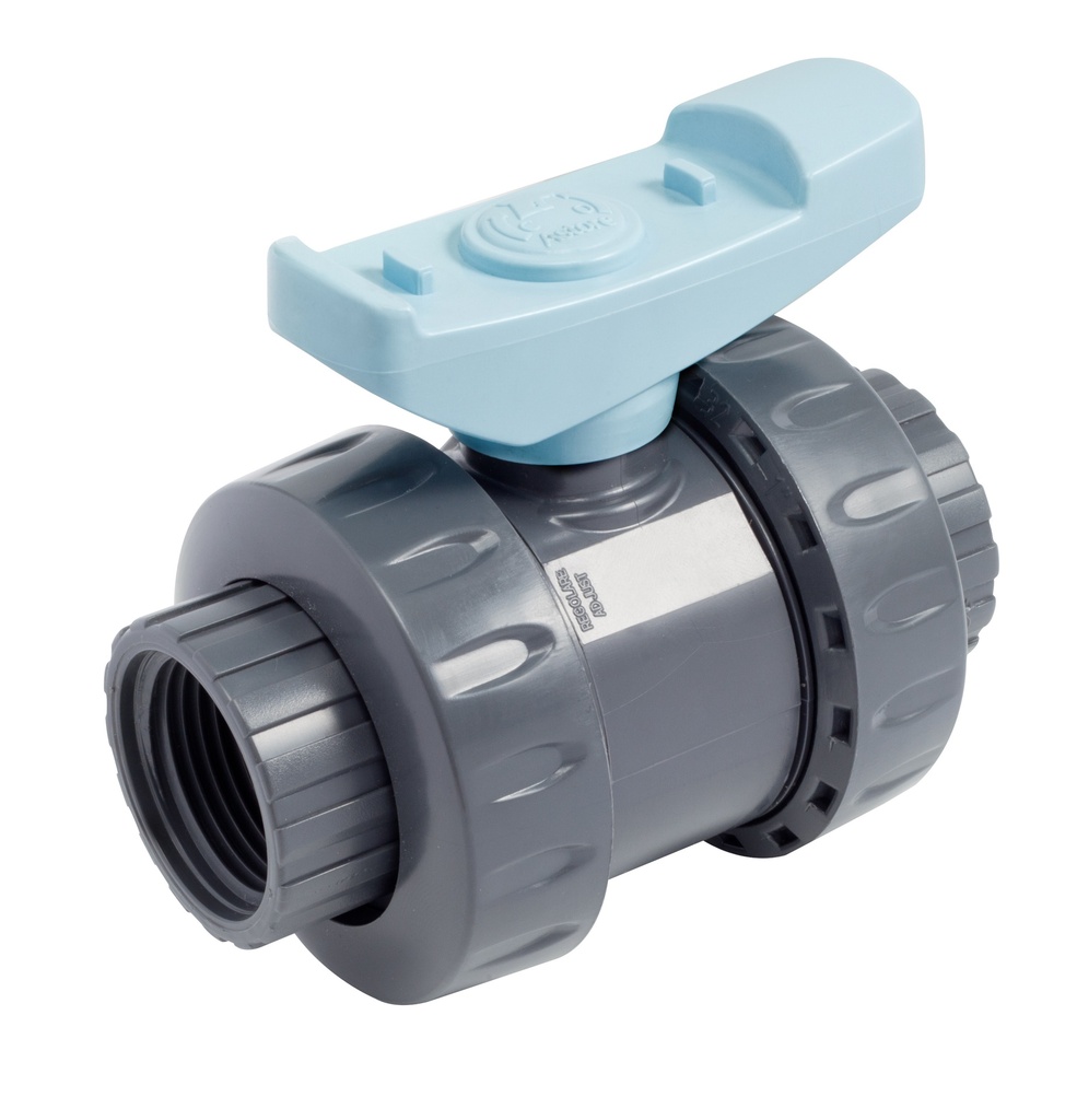 KOGELKRAAN LICHTBLAUW HANDVAT PVC LB DONKERGRIJS 75MM REF:1V.420.075.02 SCALA PLASTICS