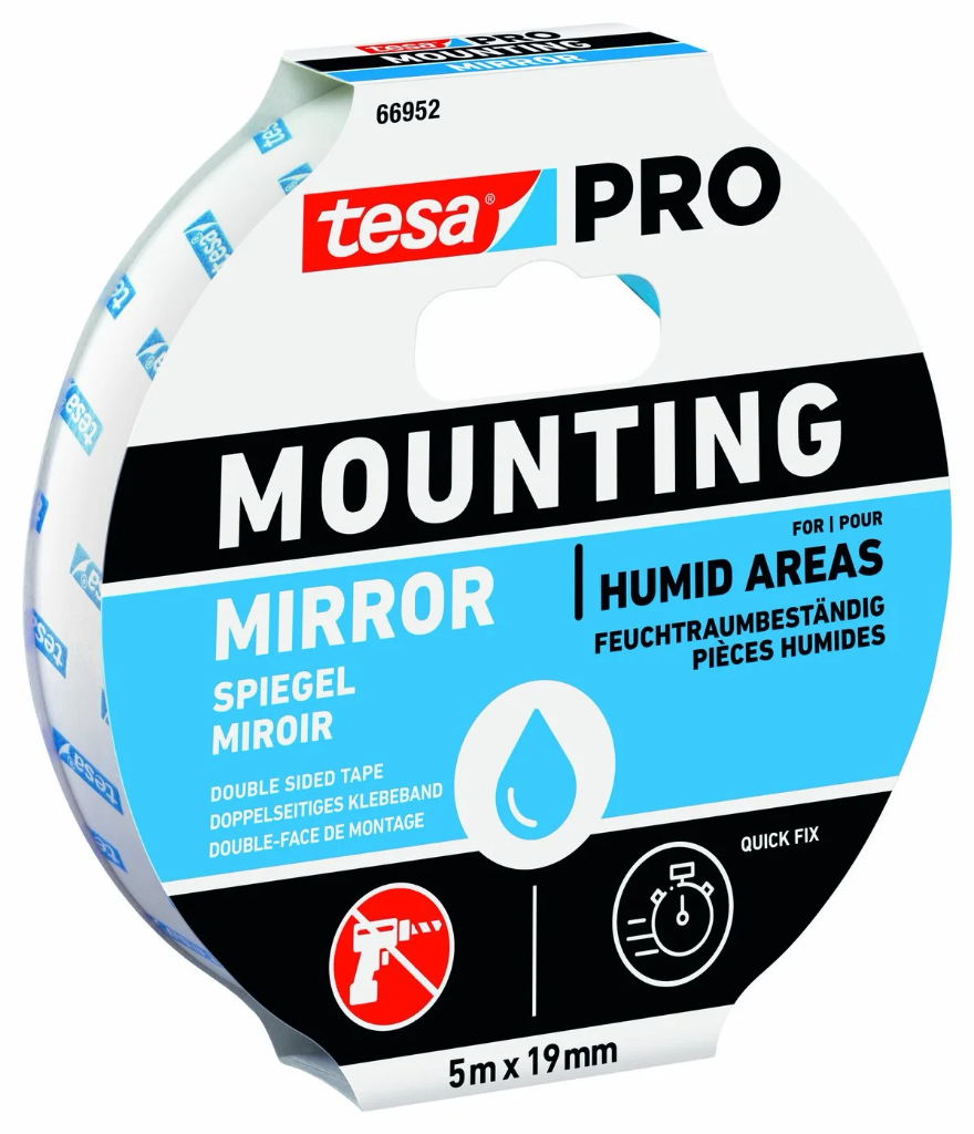TESA MOUNTING PRO MIRROR TAPE 10MX19MM REF:66952-00002-00 TESA