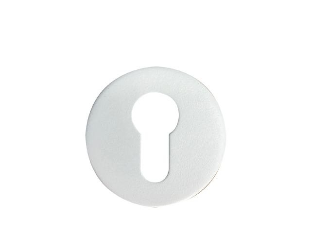 CILINDER PLAAT ROND WIT - BLISTER REF:130105