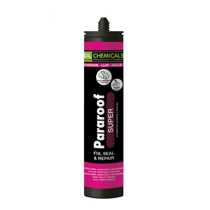 PARAROOF SUPER ZWART 300ML REF:106886 DL CHEMICALS