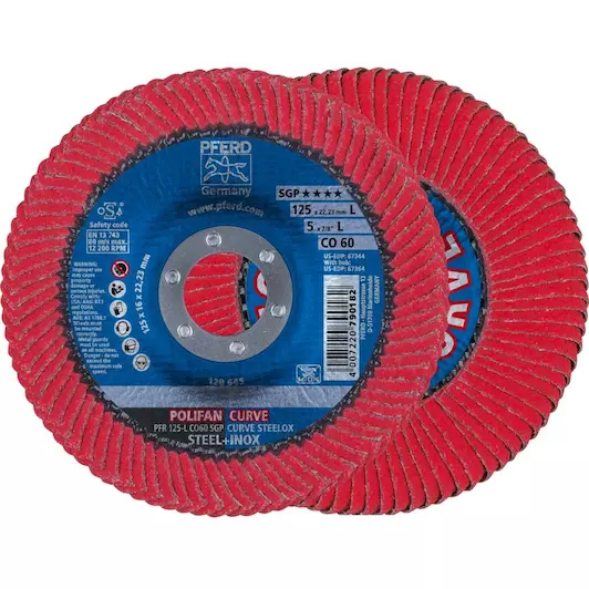 POLIFAN PFR 125-L CO60 SGP CURVE STEELOX REF:67689066 PFERD