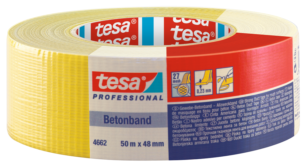 TESA BETONBAND GEEL 50X48 REF:04662-00199-01 TESA
