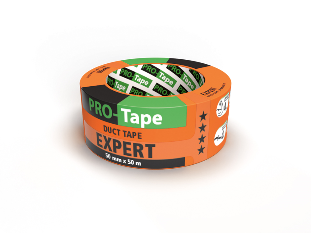 DUCT TAPE - EXPERT - ORANJE - 50MM X 50M REF:ST 5501250 PROTAPE